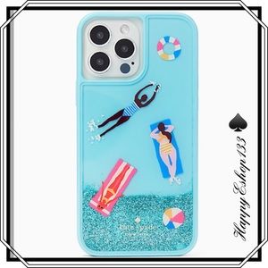 ♠️💙 kate spade Pool Splash iPhone 13 Phone Case, Poolside Blue Multi